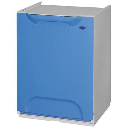 Cubo de reciclaje apilable 20L azul