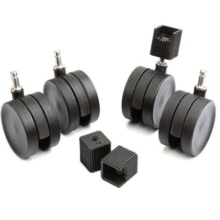 Pack de 4 ruedas universales elfa