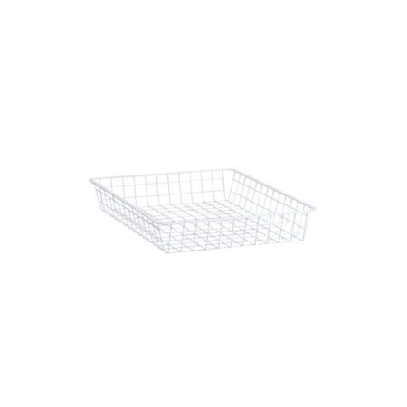 Cesta de rejilla blanca 1 guía elfa