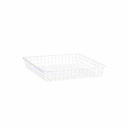 Imagen de la cesta de rejilla 1 guía blanca 8.5 cm elfa