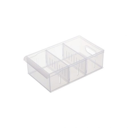 Caja transparente con separadores