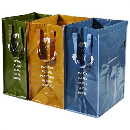 Imagen del set 3 bolsas de reciclaje