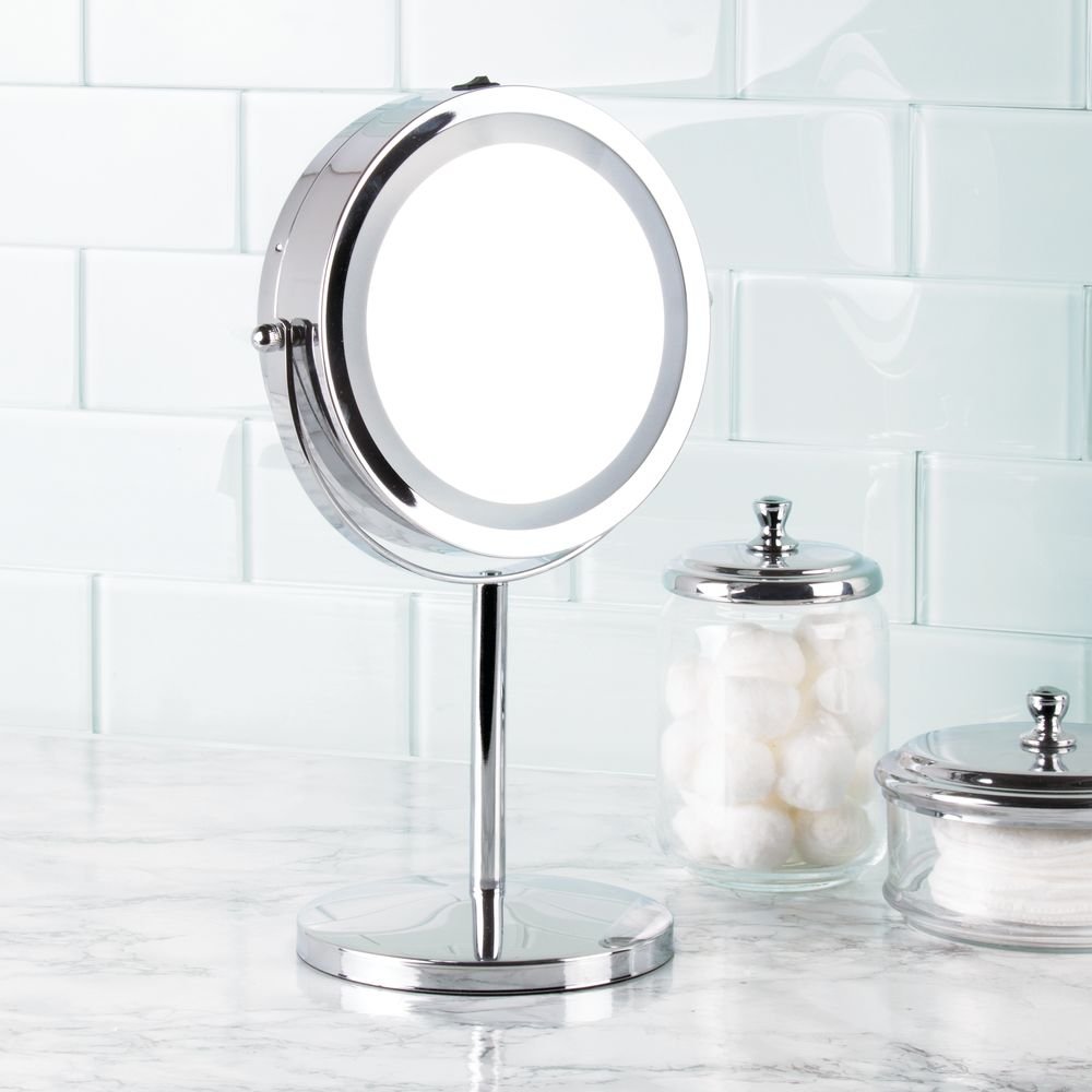 Espejo de aumento con luz LED 20,3*14,0*33,0 cm - Orden en casa
