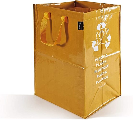 Bolsa reciclaje amarillo 30*38*55 cm