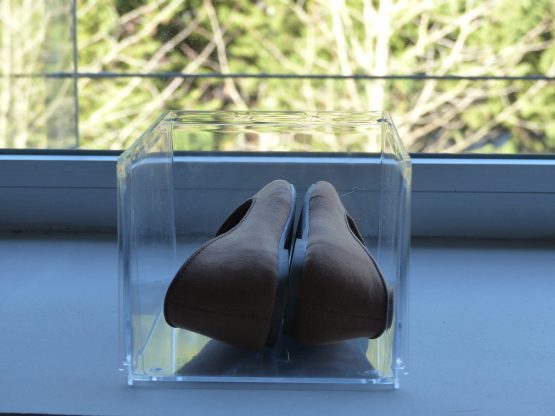 Caja metacrilato Clarity individual zapatos