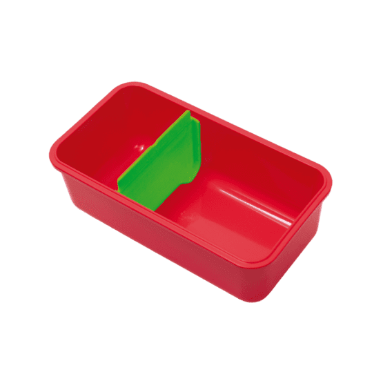 Separador contenedor hermético verde