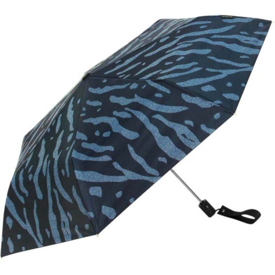 Paraguas pequeño pongee fluid reversible azul