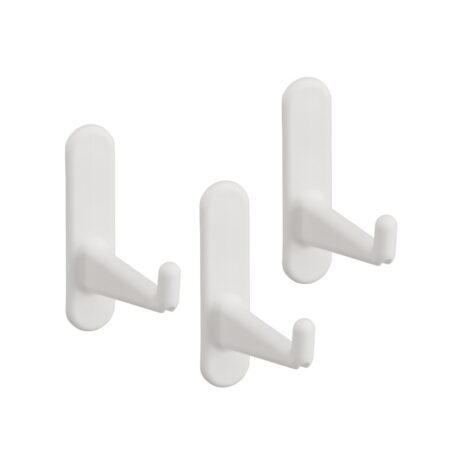 Pack 3 percheros largos blancos