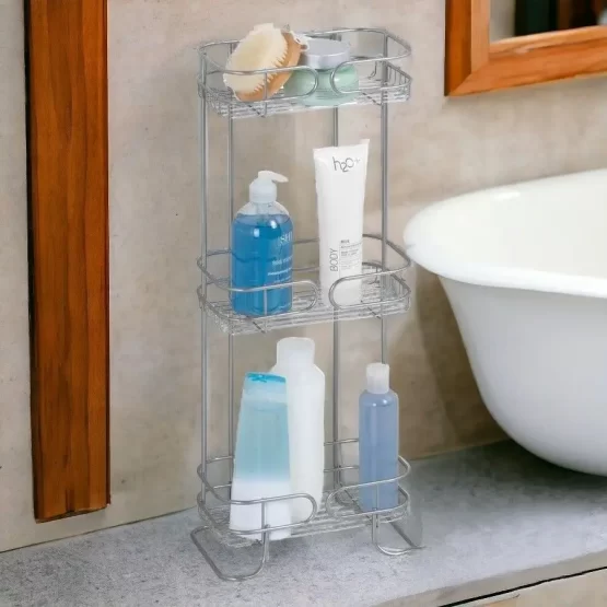 Imagen de la estantería de baño de 3 alturas para ducha