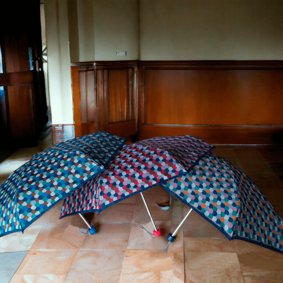 Paraguas mini Pongee mate color