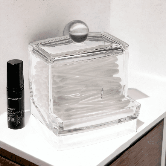 Caja transparente cosméticos
