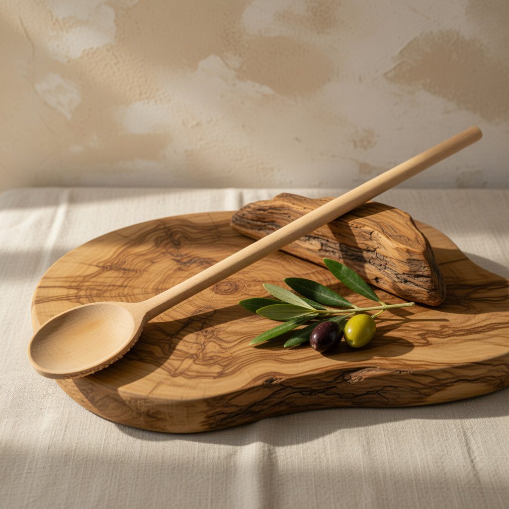 Cuchara madera 25, 35 cm